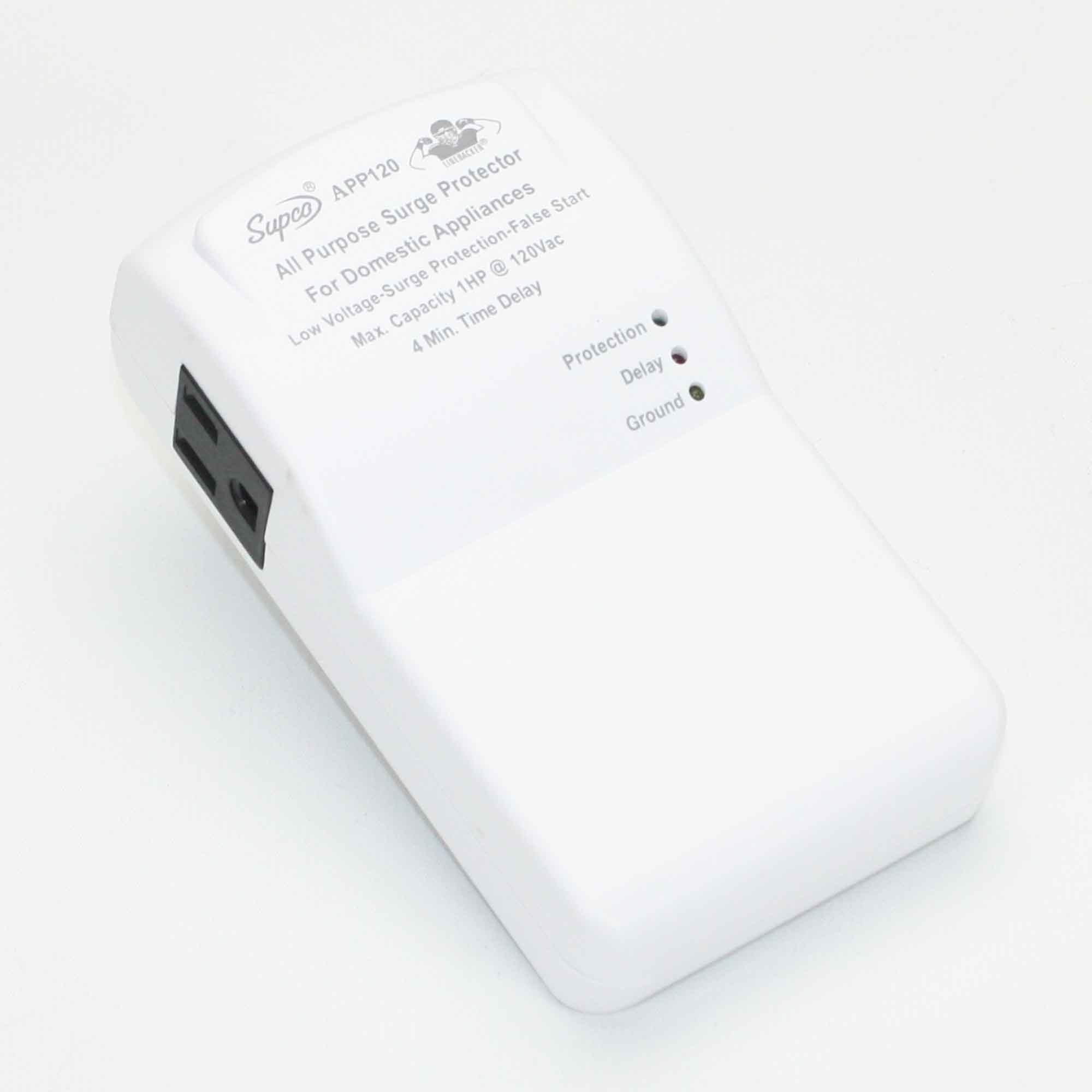 Supco App120 Surge Protector For Refrigerator, Washing Machine, Dryer And Airconditioner